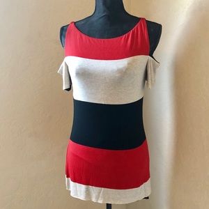 Bailey 44 Striped Stretch-Jersey Top